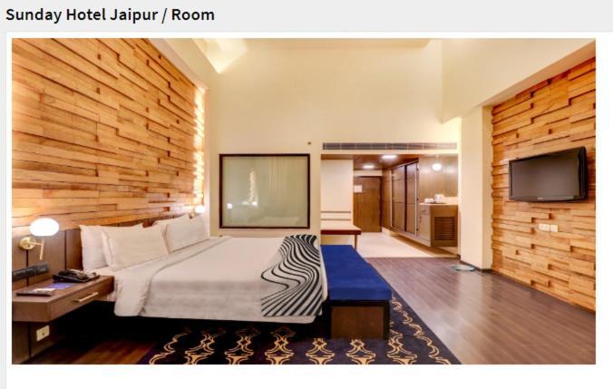 Sunday Hotel Джайпур Екстериор снимка